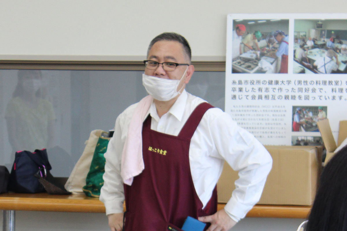 いとしまこども食堂ほっこりの代表である笹渕さん